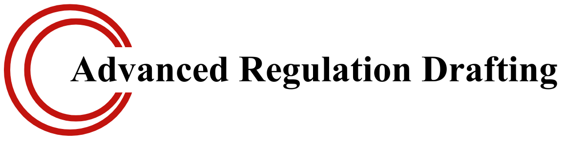 Advanced Regulation Drafting